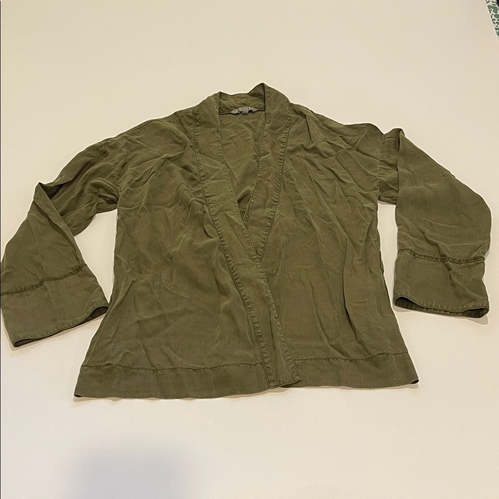 The United Way Olive Green Women's Utility Open Jacket